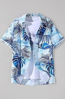 Men's Casual Cotton Shirt – Button Down Summer Shirt for Men | Lightweight Textured Fabric | Perfect for Daily & Weekend Wear