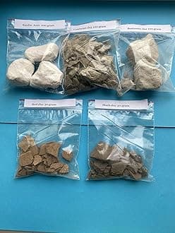 Edible Clay Cambrian Bentonite Kaoline for Eating Food Chunks Free Samples Pica Lumps 360 gr Total Natural Pure