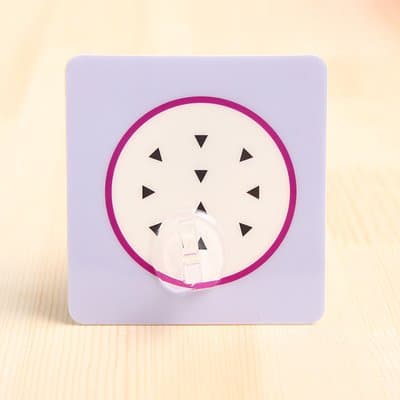 XIAMUO-Daily necessities Powerful glue sticks hook creative kitchen and bath paste check non-marking from the staple door after the Wall hooks, Dragon Fruit
