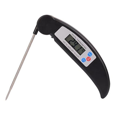 Digital Talking Kitchen Thermometer, Eagle Instant Read Digital Cooking Food Thermometer with Blue Backlit LCD Display for Grill, Coffee, BBQ, Smoker, Candy, Milk and Bath Water