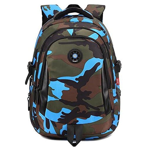 ONENICE Camouflage Printed Primary School Nylon Backpack - Ideal for 1-7 Grade School Students Boys Girls Daily Use and Outdoor Activities