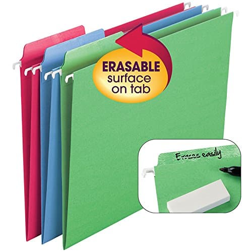 SMEAD 18CT ASST COLORS ERASABLE