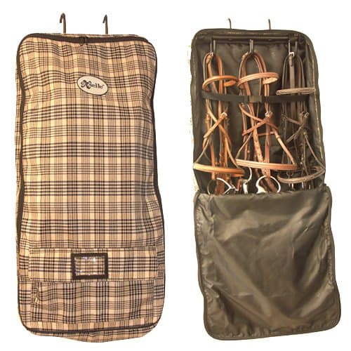 Exselle Lined Bridle Halter Carry Bag, Plaid