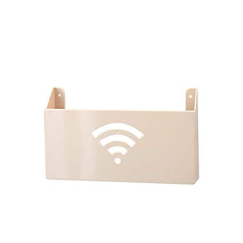 SportHome Durable Router Management Storage Box,Small Size Wall Mount WiFi Router Storage Boxes Shelf