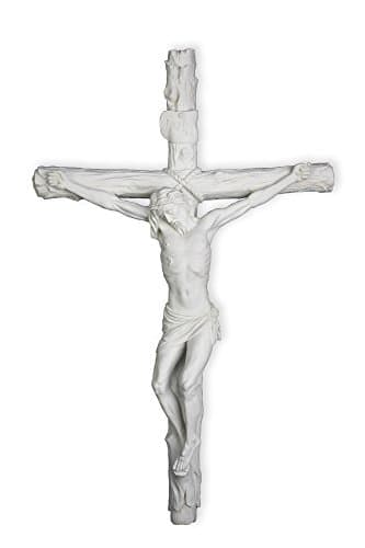 VGI Tree-Style Resin Crucifix (Large (20"), White)