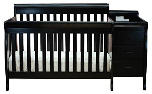 Crib and Changer Combo in Black Finish