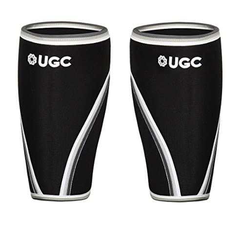 UGC Knee Sleeves (1 Pair) Support & Compression for Weightlifting, Powerlifting & Running for Both Women & Men- 7mm Neoprene - 1 Year Warranty (Medium)