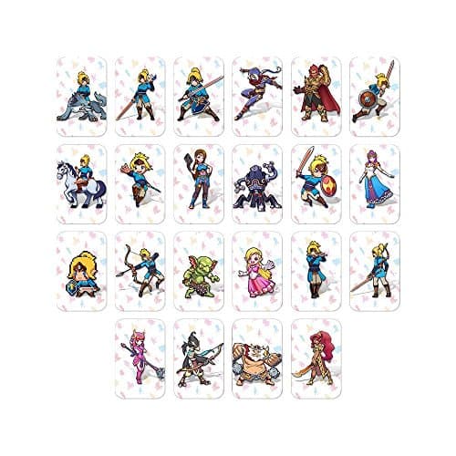 JRT Best EU Mini NFC Cards for Switch/Wii U The Legend of Zelda Breath of The Wild - 22 PCS Set Includes 4 Champions Summon Epona Wolf Link Etc.