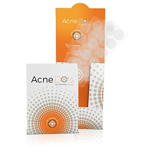 Acne Dots - Patented Acne Spot Treatment Patch, Whisper-thin Fast-Acting Absorption and Calming cover (30 Dots)