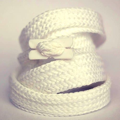 Innie Shoelace Anchors, White