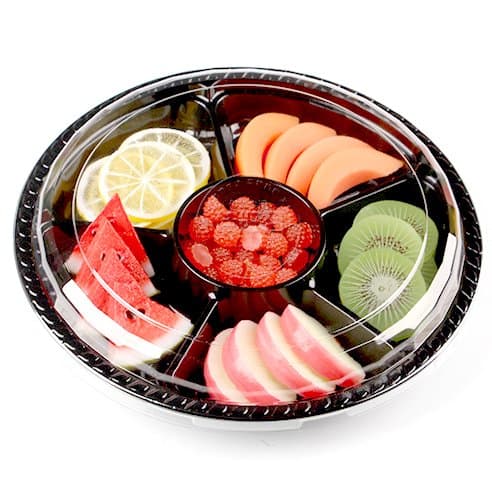 Meal Prep Containers 6-Compartment Lunch Boxes Food Storage Containers with Lids,BPA Free Plastic Box Set of 10,Portion Control,Reusable,Stackable