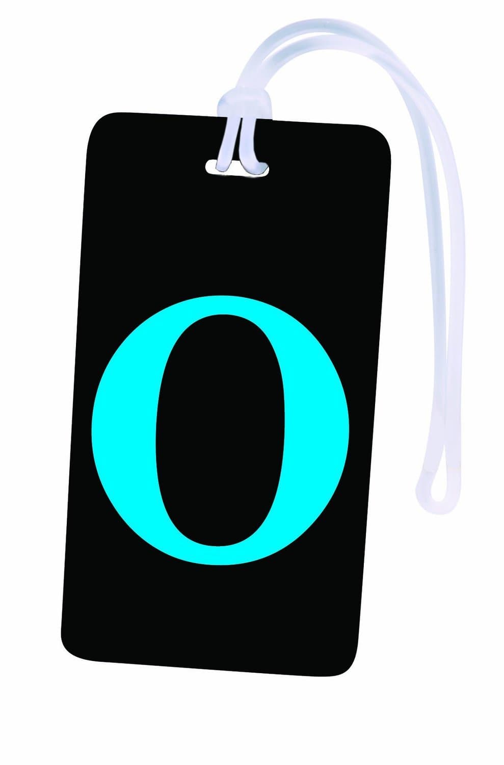 Initial Luggage Tag Personalized ID Tag A through Z (One size, O)