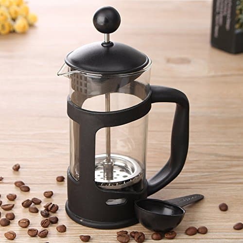 Glass Coffee Press Tea Filter Plunger Maker Pot 350ml Durable And Heat Resistant Convinient Use, Long Life