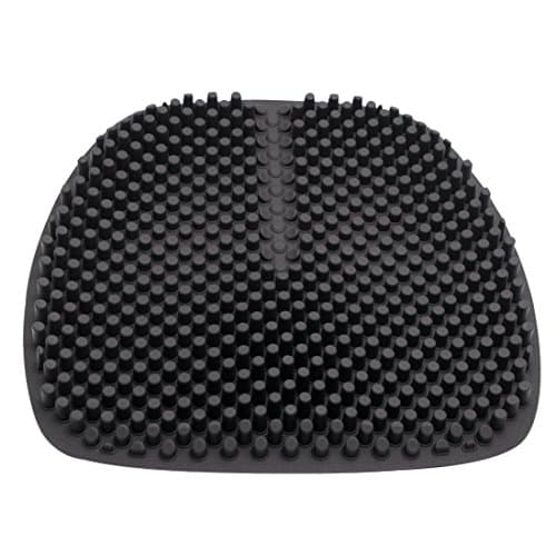 Abo Summer Breathable Silicone Cushions, Back Support, Coccyx and Sciatic Pain Relief, Easy to Clean, Unique 3D Pillar Design can be Progressive Massage Hips, Relieve Fatigue. (Black)