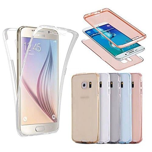 Wpc Front & Back Full Housing Protection Clear Trans Case Cover for iPhone 5/5s/6/6s Plus/7/7Plus and Samsung Galaxy S6/S6 Edge/S6 Edge Plus Huawei P9/Hu Trans Samsung Galaxy S9 Plus