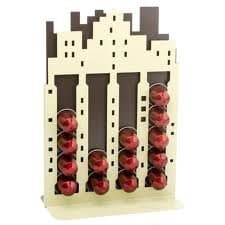 Capstore Nespresso City Coffee Capsule Pod Holder Tower Stack Coffee Pod Organiser | Holds 20 Capsules | Ideal for Nespresso Pods