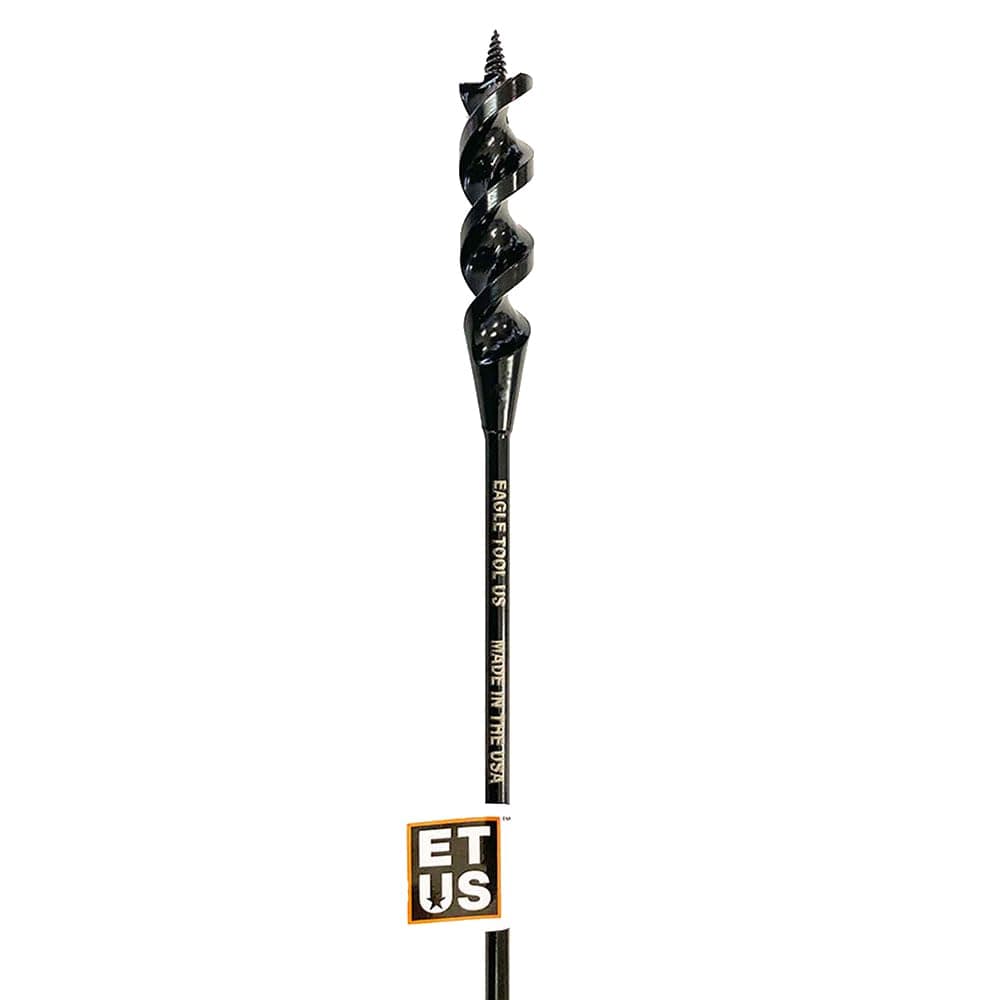 Made in The USA. Eagle Tool US EA75054 Flex Shank Installer Drill Bit, Auger Style, 3/4-Inch by 54-Inch, 1/4-Inch Shank