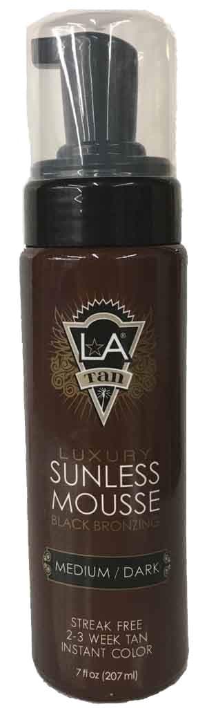 LA Tan Luxury Sunless Mousse Black Bronzer 7 oz.