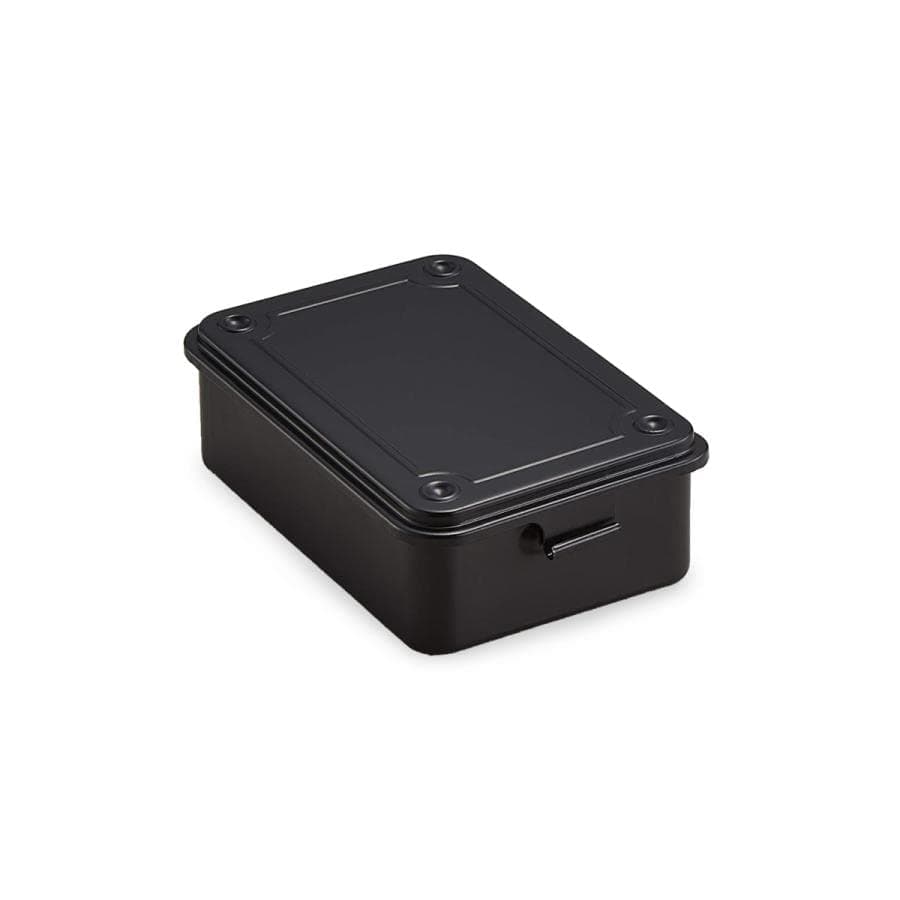 toyo steel tool box T-150 BK (Black) H6.06×W4.13×D2.04inch Steel Trunk For Pegs, Metal fittings, Pen, Accessory, Stamps And Photo Made In Japan
