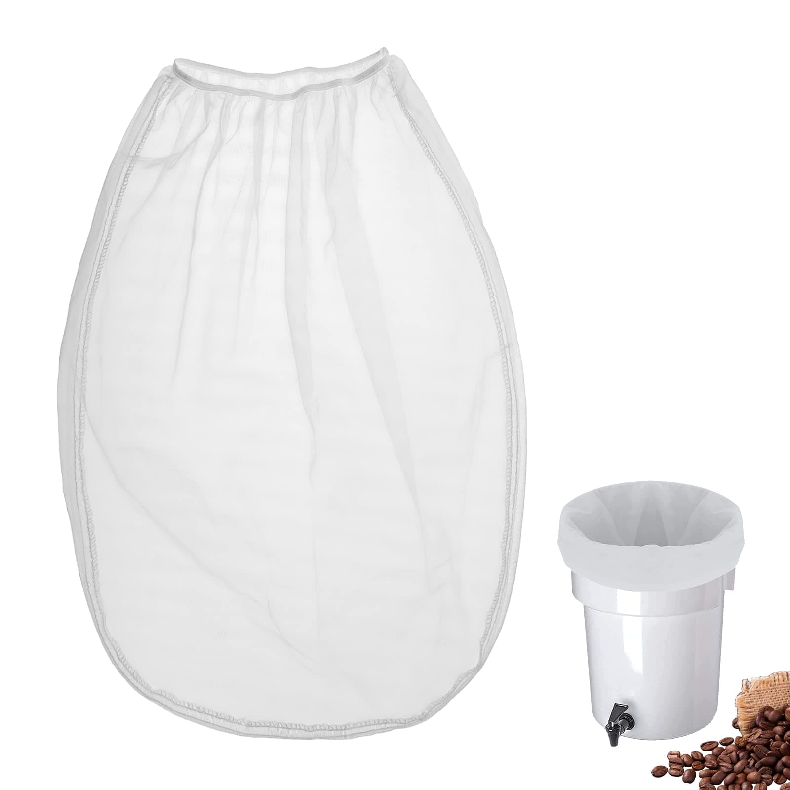 PalpitateC Replacement Toddy Filter Bag Compatible with Toddy Cold Brew System for 5 Gallon Cold Coffee Brew Filter Replacement Strainer Bag - Reusable (1 Pack)