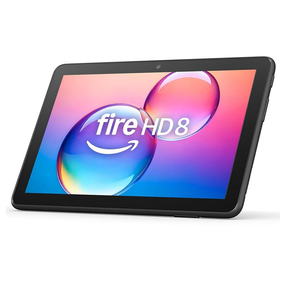 Amazon Fire HD 8 tablet (newest gen), 8" HD Display, 4 GB memory, 64 GB, responsive and vibrant, designed for portable entertainment, Black, (2024 release) – without ads