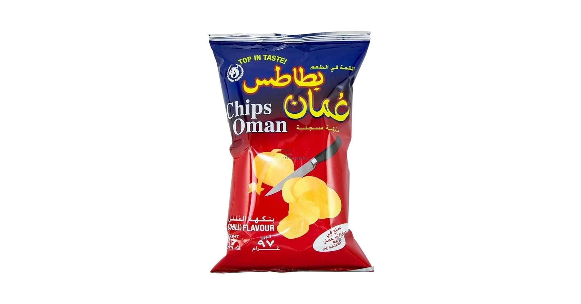 Oman Chili Potato Chips 97gm