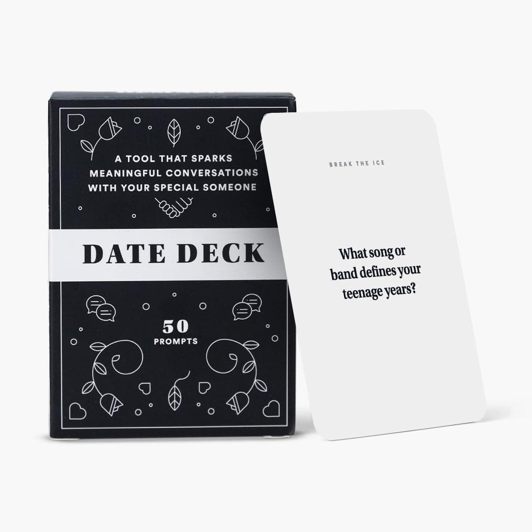 BestSelf Date Deck – 50 Conversation Cards Engaging for Couples - Fun and Thought-Provoking Date Night Game - Playing Cards to Unlock Deeper Connection and Intimacy