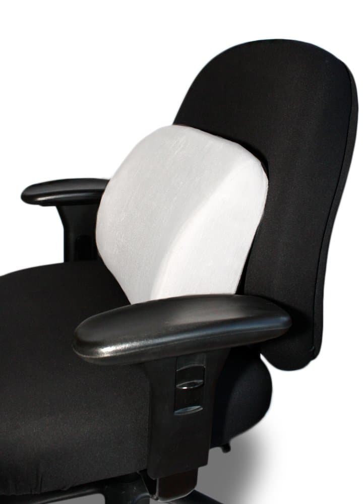 Lumbar Support Pillow ✮ Super Comfy Memory Foam ✮ Take Anywhere Back Cushion for The Car, Office, or Any Chair That Needs Ergonomic Support