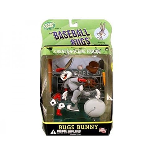 DC Direct Looney Tunes Create Scene Action Figure - Baseball Bugs Bunny