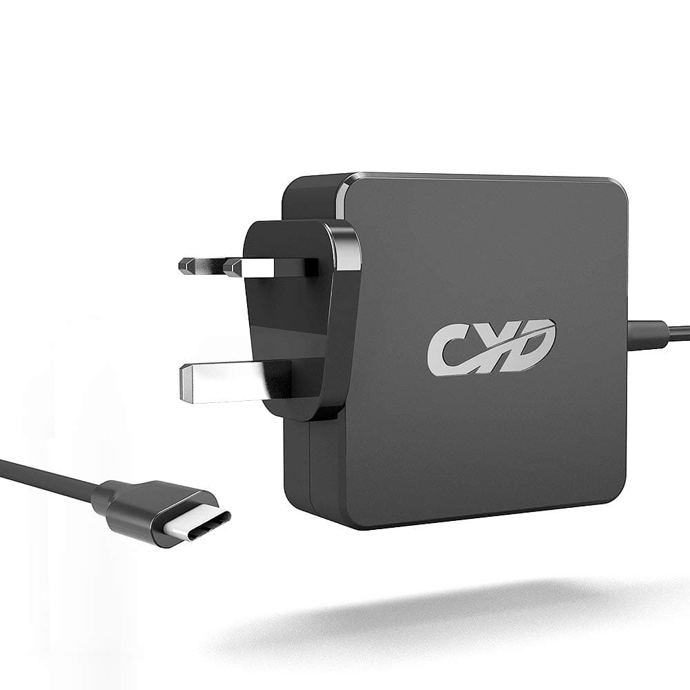 CYD 65W 45W Compatiable with USB-C Type-C Laptop-Charger Apple New Macbook 12 A1534 MNF72LL/A Dell Xps12 Razer Blade Stealth Acer Chromebook 14 CP5-471 Mix Xiaomi Mix 2s Power Supply Adapter