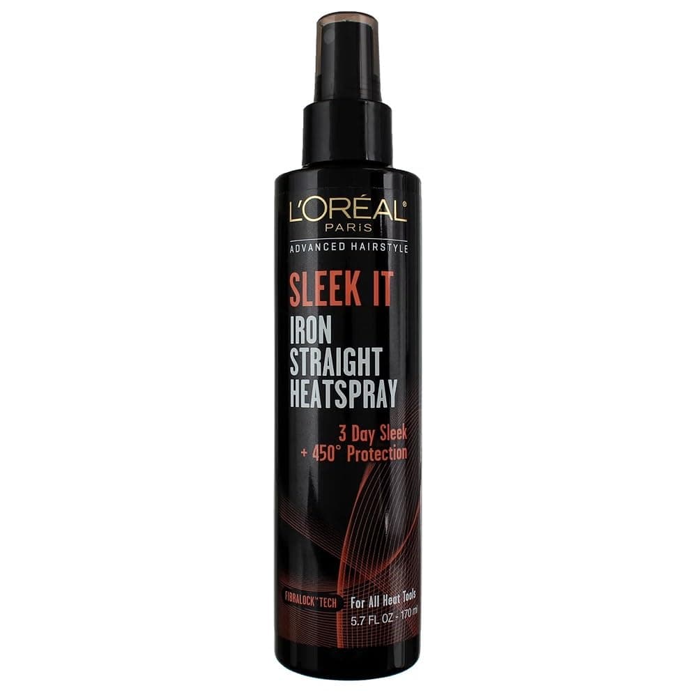L'Oréal Paris Advanced Hairstyle SLEEK IT Iron Straight Heatspray, 5.7 fl. oz.