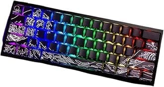 Wooting 60HE Custom Magnetic Mechanical Gaming Keyboard Wired Lightweight PBT Keycap Compatible With Electronic Sports And Laptop Gaming(Tofu Aluminium alloy)