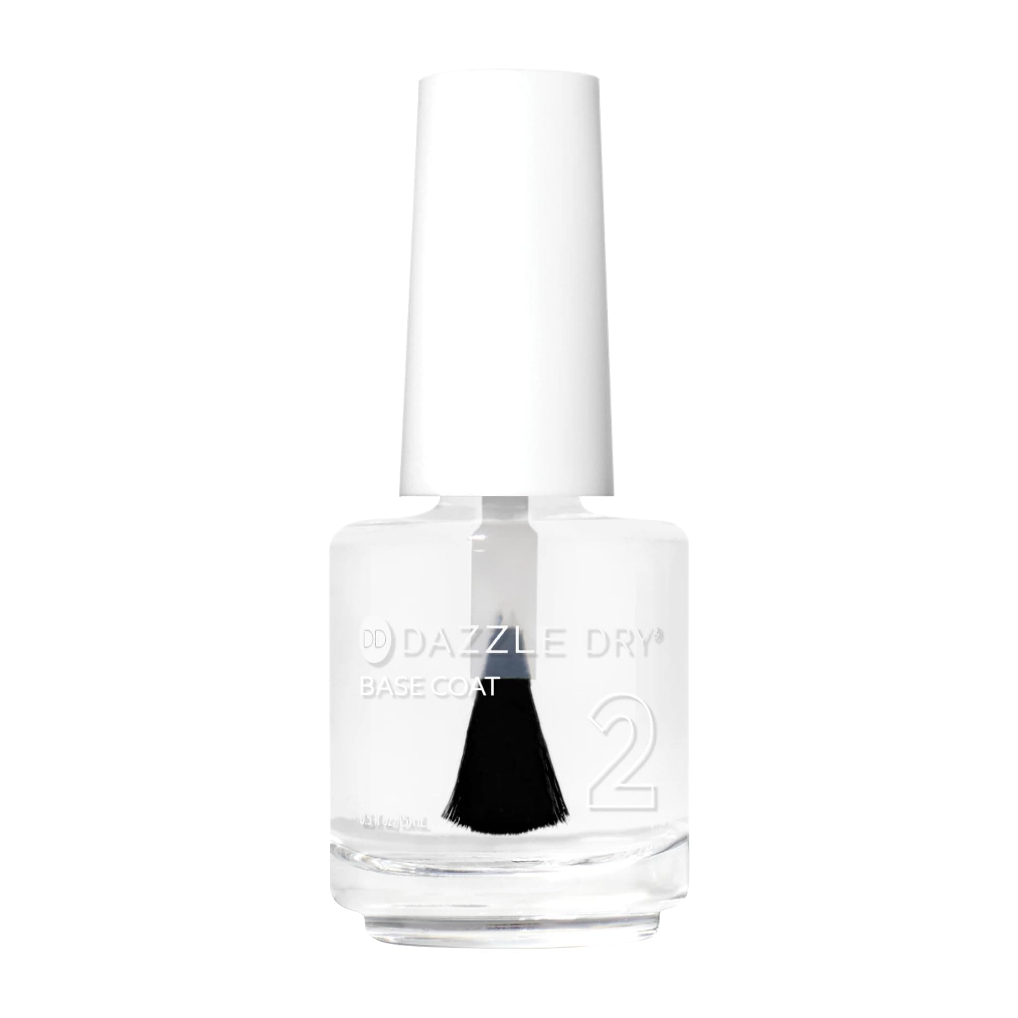 Base Coat - Step 2 – A Fast-Drying clear coat - Long-Lasting Nail Polish Base Coat for Non-Toxic Manicures (0.5 fl oz)