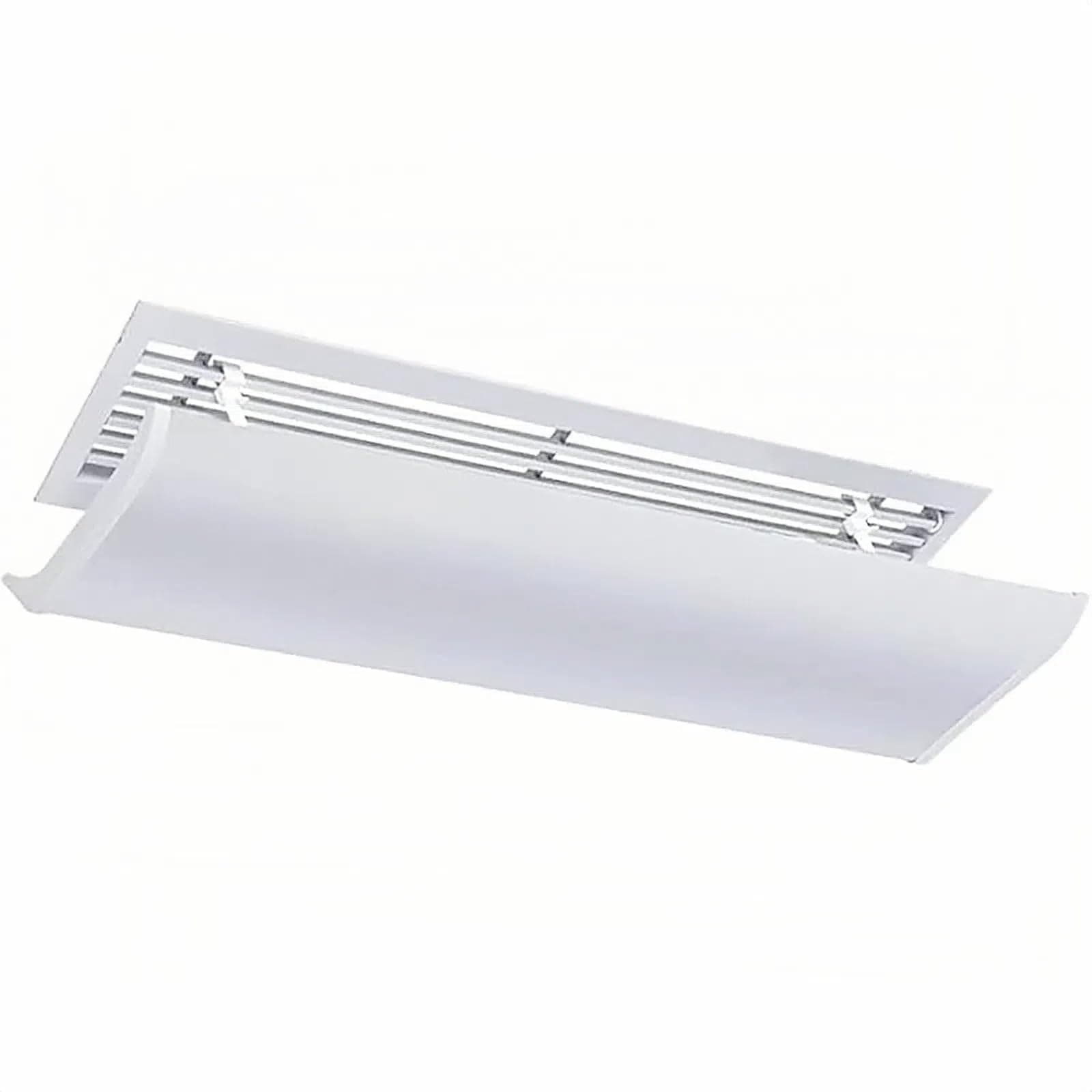 Air Conditioner Deflector Central AC Air Flow Deflector Prevent The Cold Air From Blowing Straight, Angle Adjustable, Easy Installation, For Vents, Sidewall, Home AC/30 * 60CM