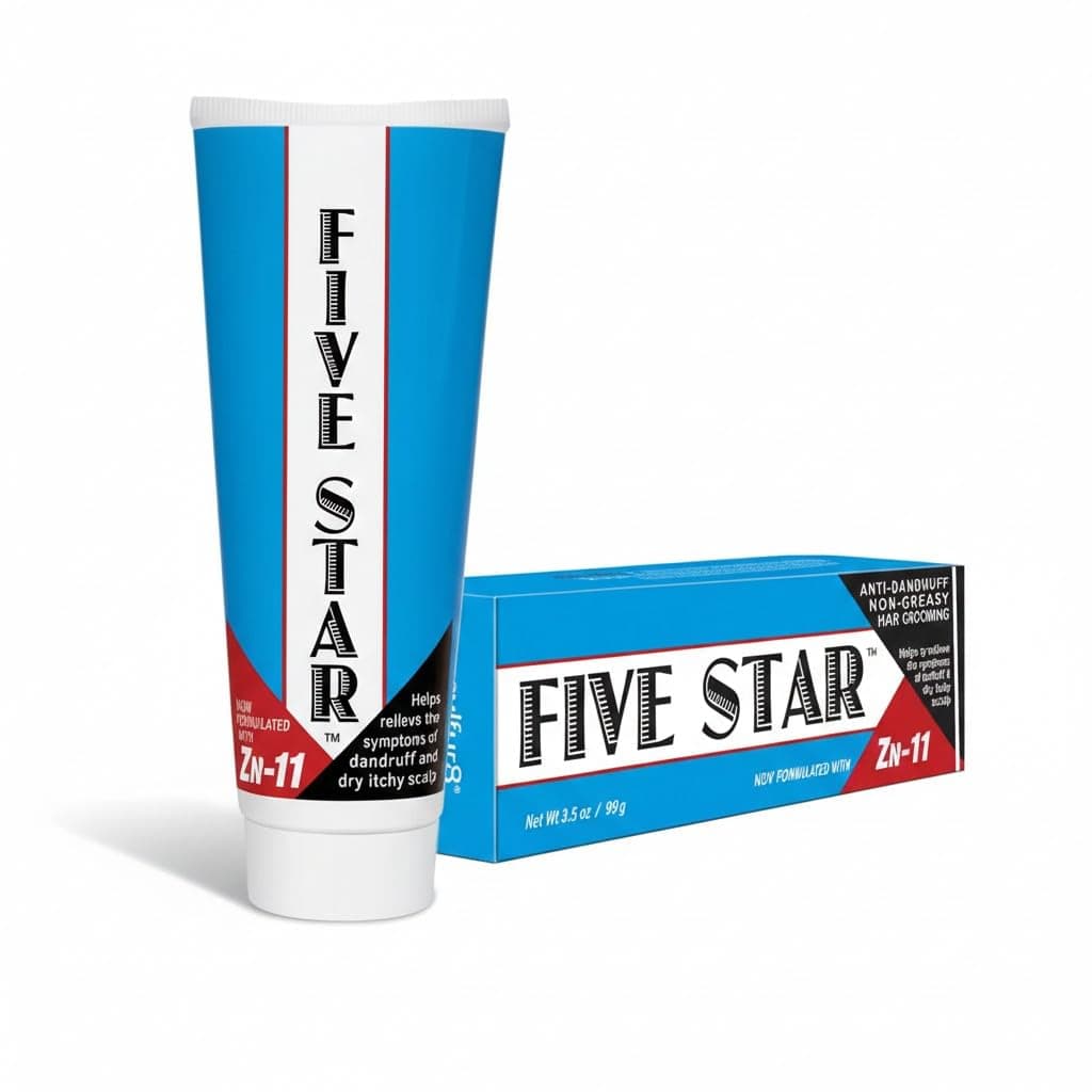 Sulfur 8 Five Star Anti Dandruff Non Greasy Hair Grooming, 3.5 Ounce