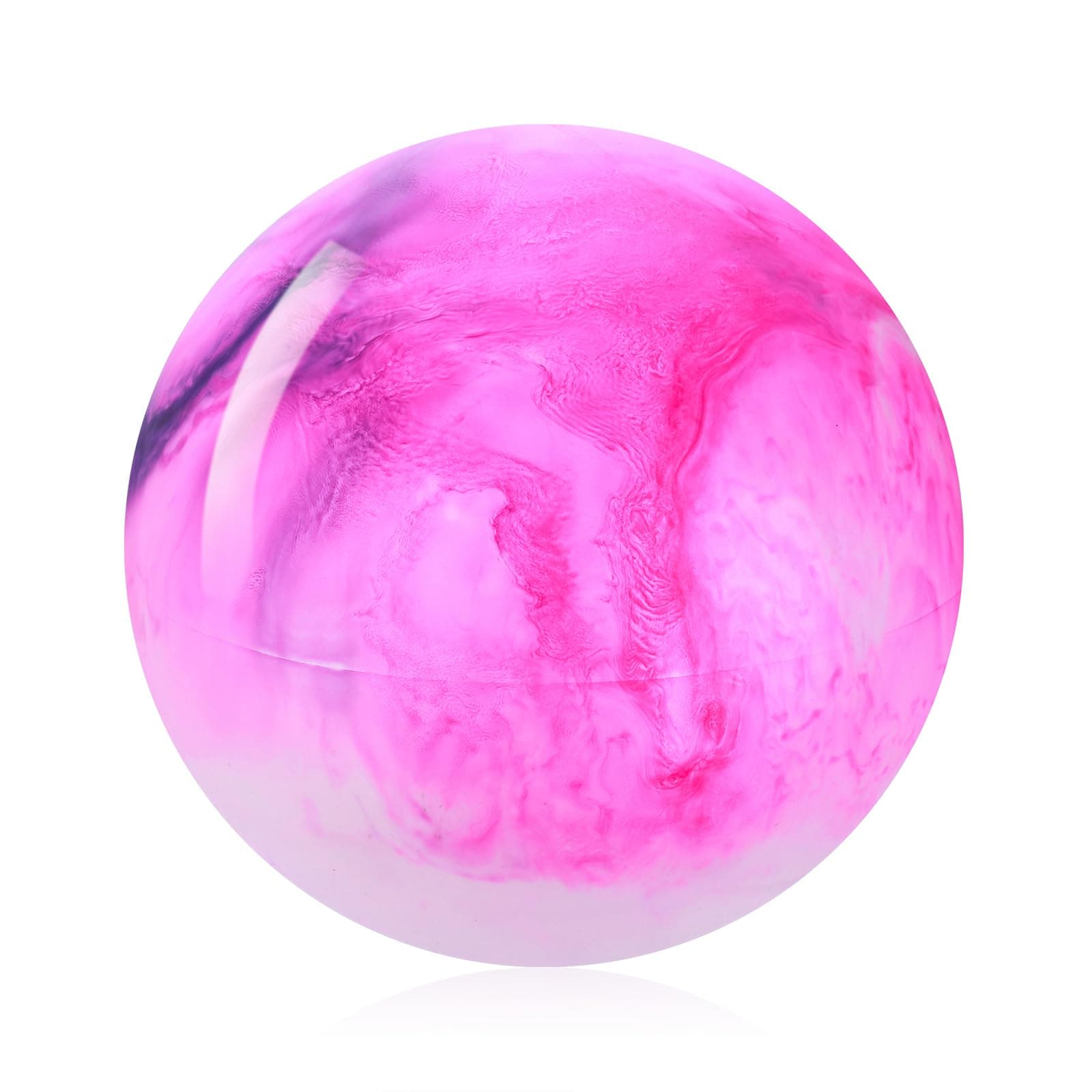 Grevosea 15 Inch Large Bouncy Ball Inflatable Balls Beach Ball Marbleized Bouncy Ball Colorful Cloud Bouncing Balls for Adults Pet Outdoor Summer Beach Party Supplies School Water Fun