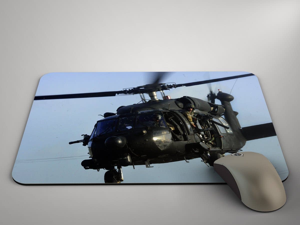 Army UH-60 Black Hawk Helicopter Mouse Pad