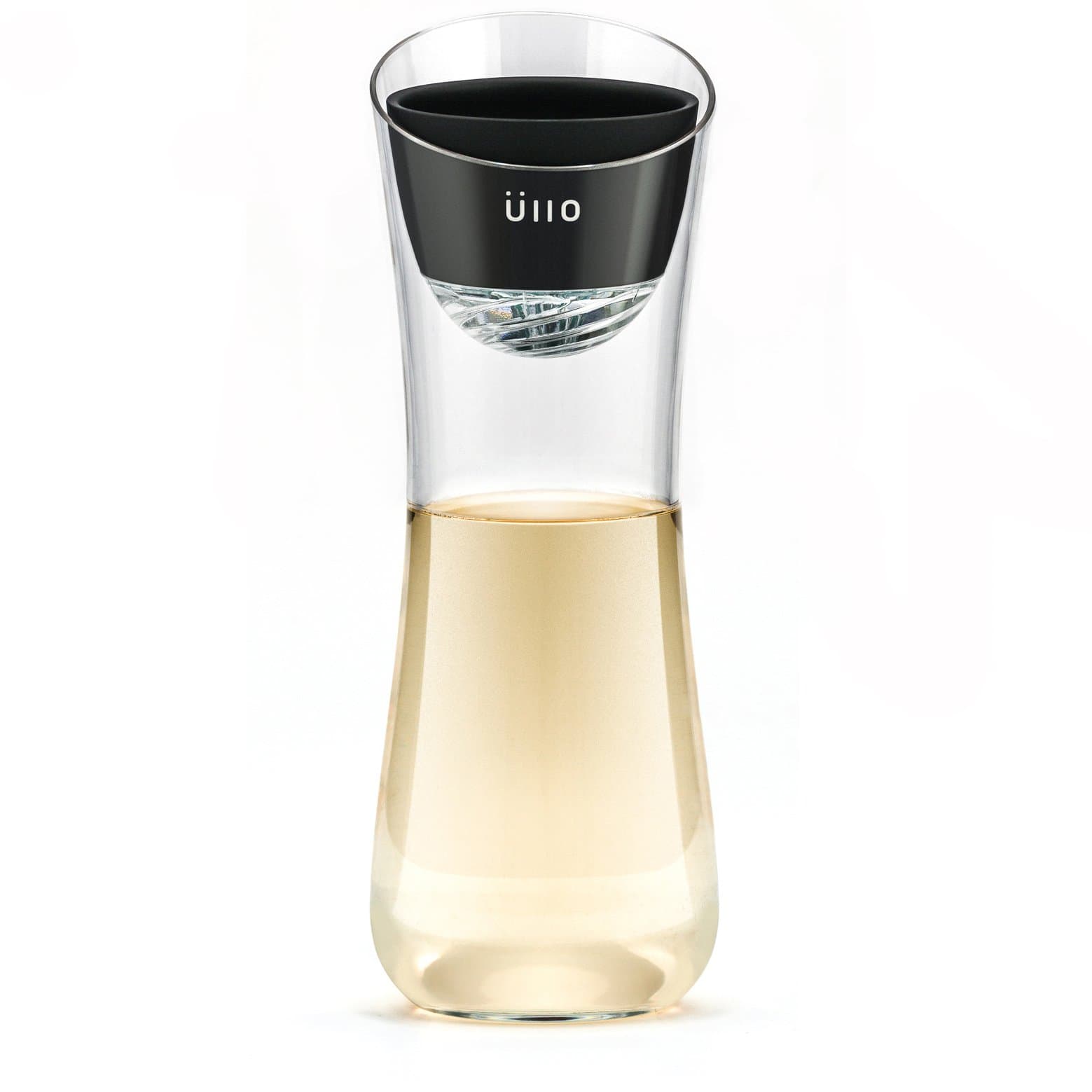 Ullo Wine Purifier with Hand-Blown Carafe and 6 Sulfite Filters – Removes Sulfites and Histamines