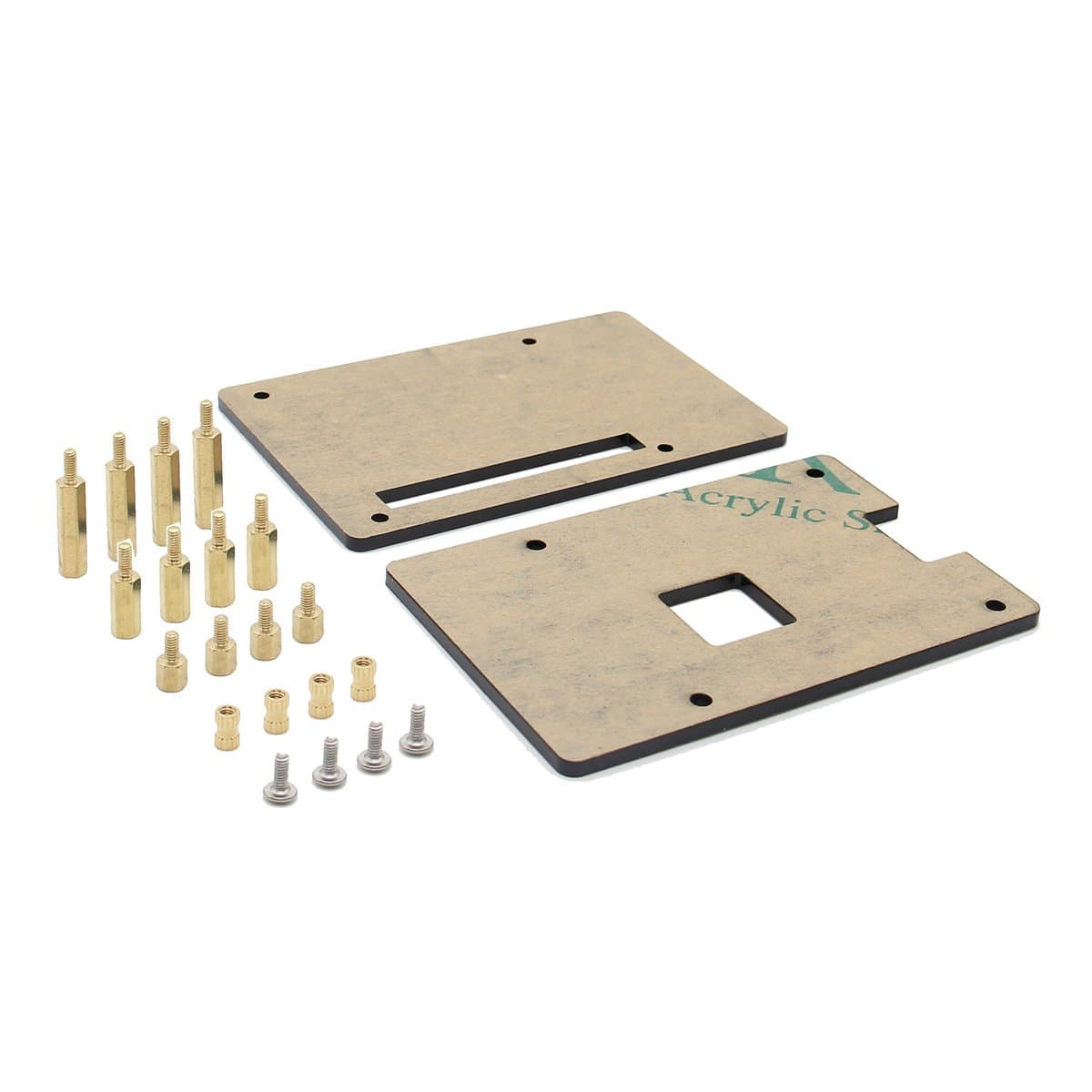 Raspberry Pi Universal HAT Case - DIY Kit Acrylic Case for Pi 5/4 Model B / 3B+ / 3B / 2B / B+