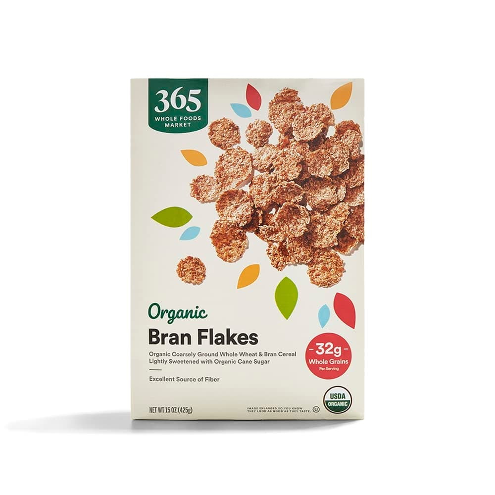 Organic Bran Flakes Cereal, 15 Ounce