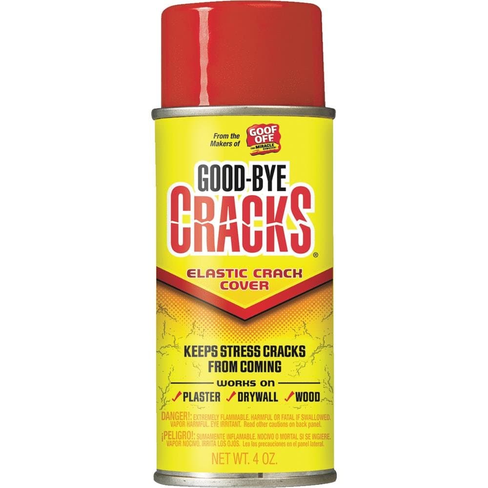 Goof Off FG695 4-Ounce Good-Bye Cracks Elastic Crack Cover Spray