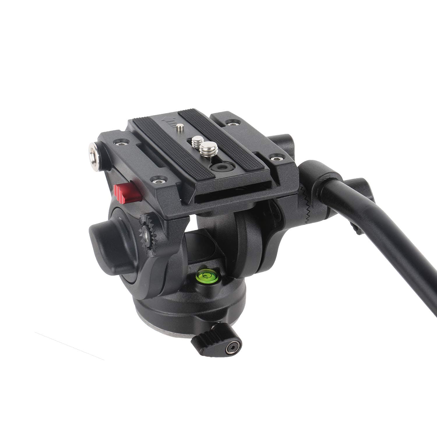 Avella Video Tripod Fluid Head with Quick Release Plate, Lightweight Heavy Duty Compatible with Manfrotto,Max Load 13.2lb/6kg for Video Canon Nikon Sony Olympus Panasonic DSLR Camera, V501