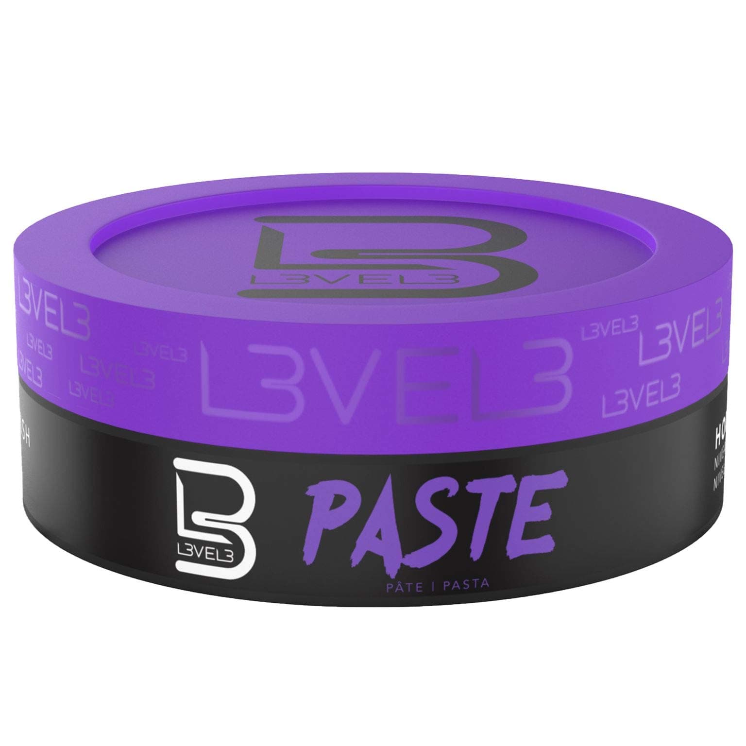 L3 - Level 3 Paste - Long-Lasting Hold - Improves Strength and Volume of Hair - Protects Against Hair Damage - Level Three Men Styling Product (150 ML, Paste)