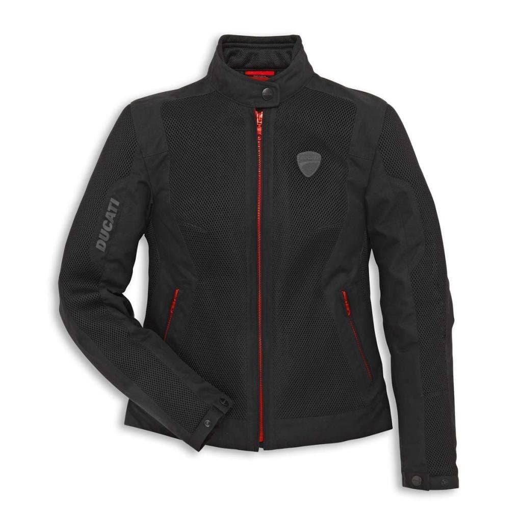 Ducati 981027964 Flow Women's Textile Mesh Riding Jacket - Medium
