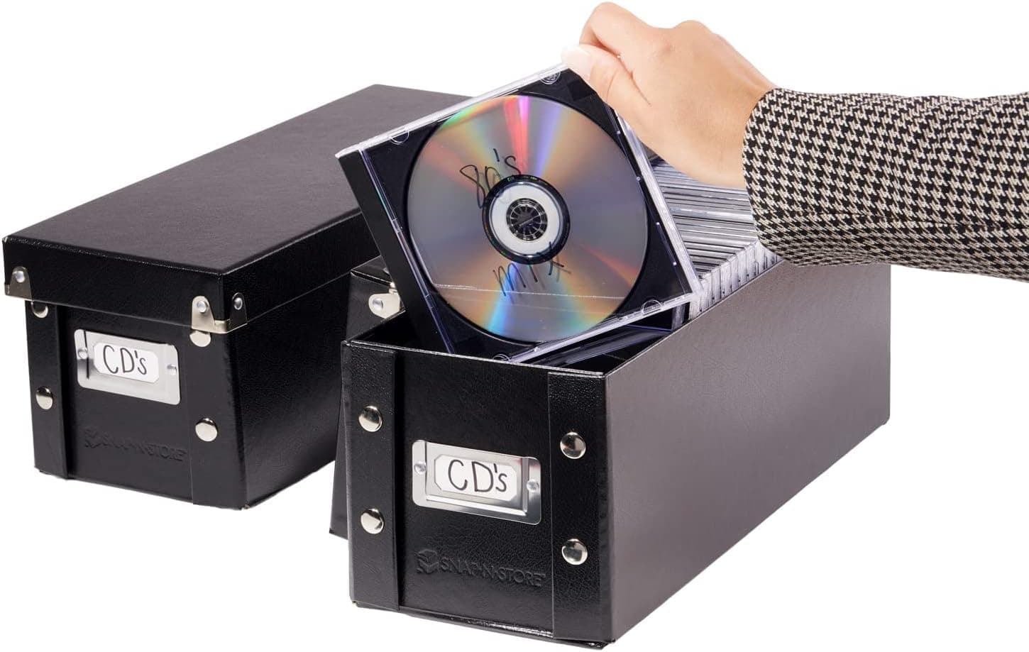 2 Pack CD Storage Box
