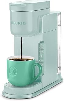 Keurig K-Express Single Serve K-Cup Pod Coffee Maker, 3 Brew Sizes, Strong Button Feature, 42oz Removable Reservoir, Mint