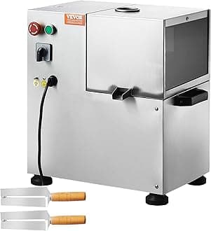 VEVOR Electric Sugar Cane Juicer, 800W Sugarcane Juicer Machine with 661LBS/H High Output, 4 Stainless Steel Roller, Auto Roller Pressure Adjustment Sugarcane Juice Press Extractor for Home/Commercial