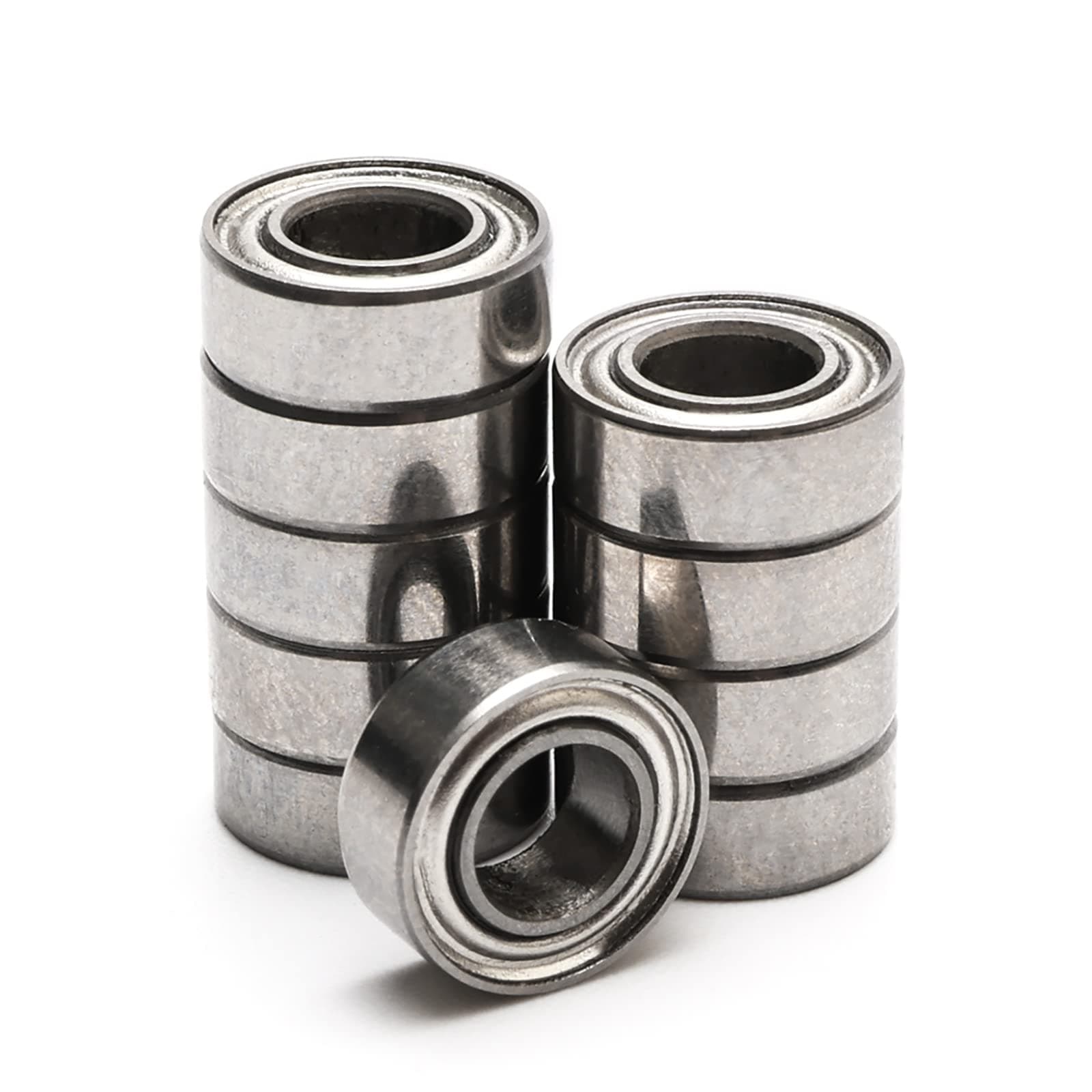 JIUWU 10-Pack Skateboard Bearings 4x8x3mm Deep Groove Ball Bearing Ball Bearing MR84ZZ L-840ZZ Roller Bearings