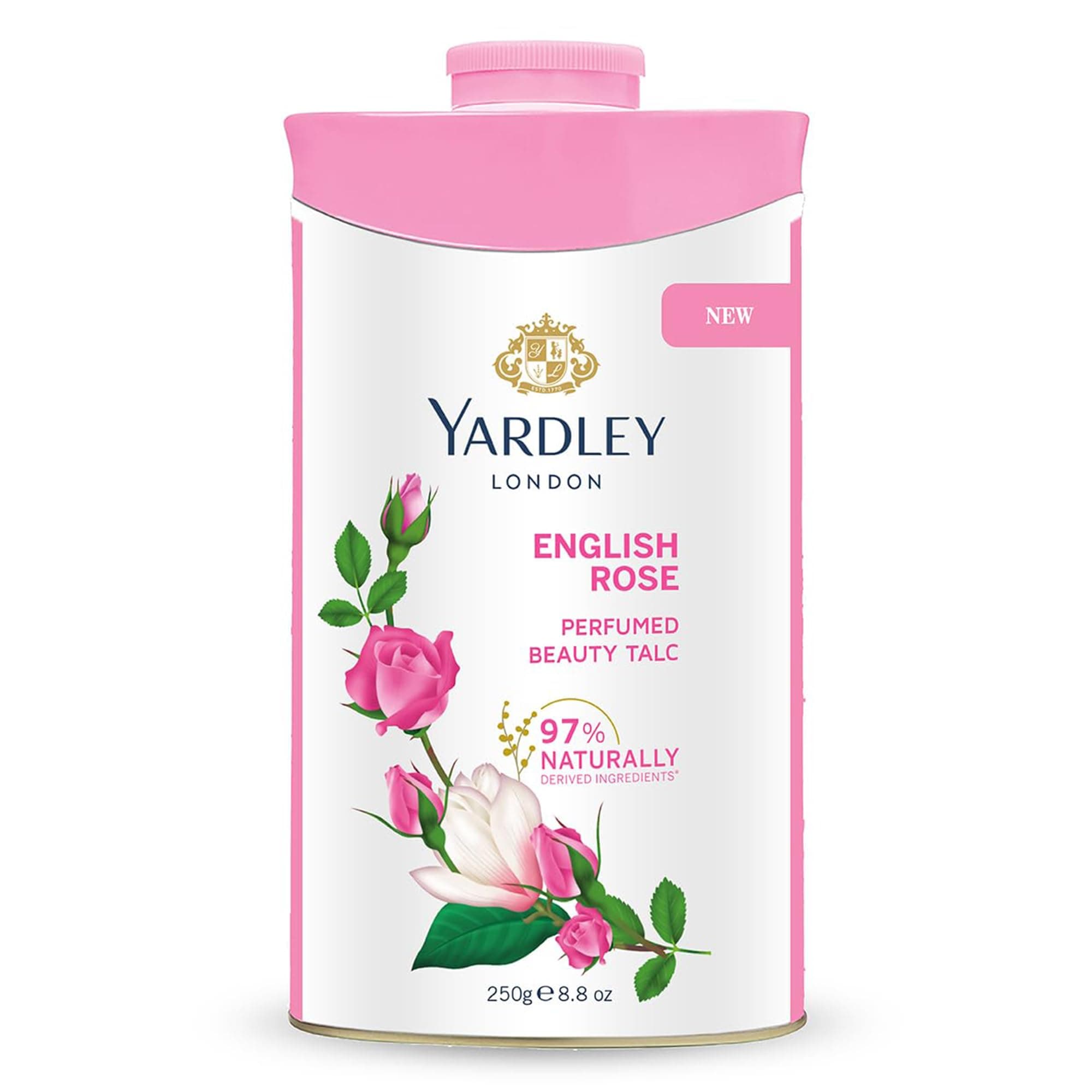 English Perfumed Talc, Rose