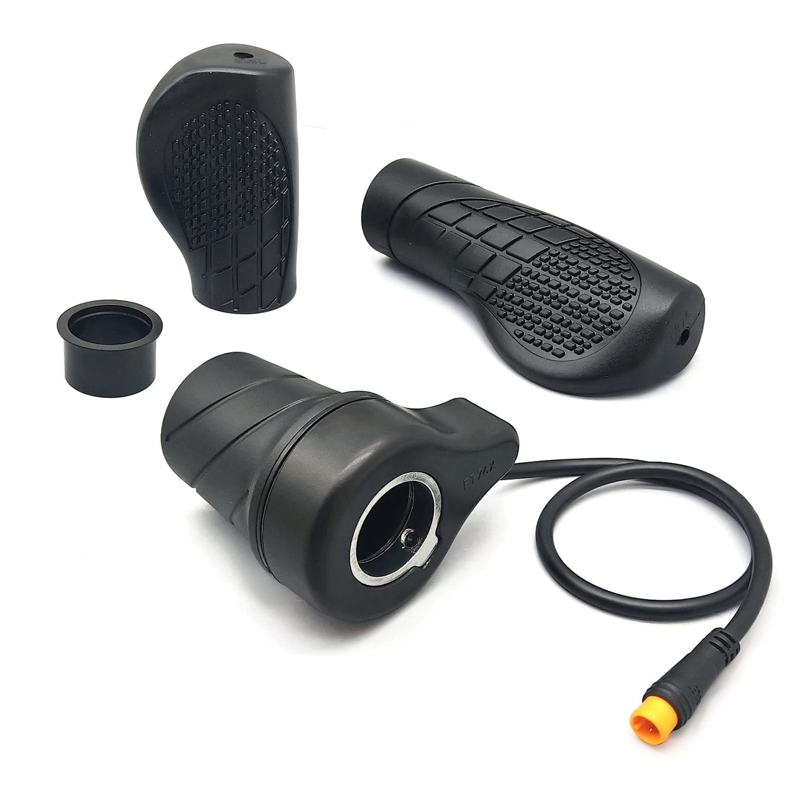 Ebike Half Twist Throttle Electric Bike Speed Throttle 24V 36V 48V 60V 72V Waterproof/SM E-Bike Part for Folding Electric Scooter (76X WP)